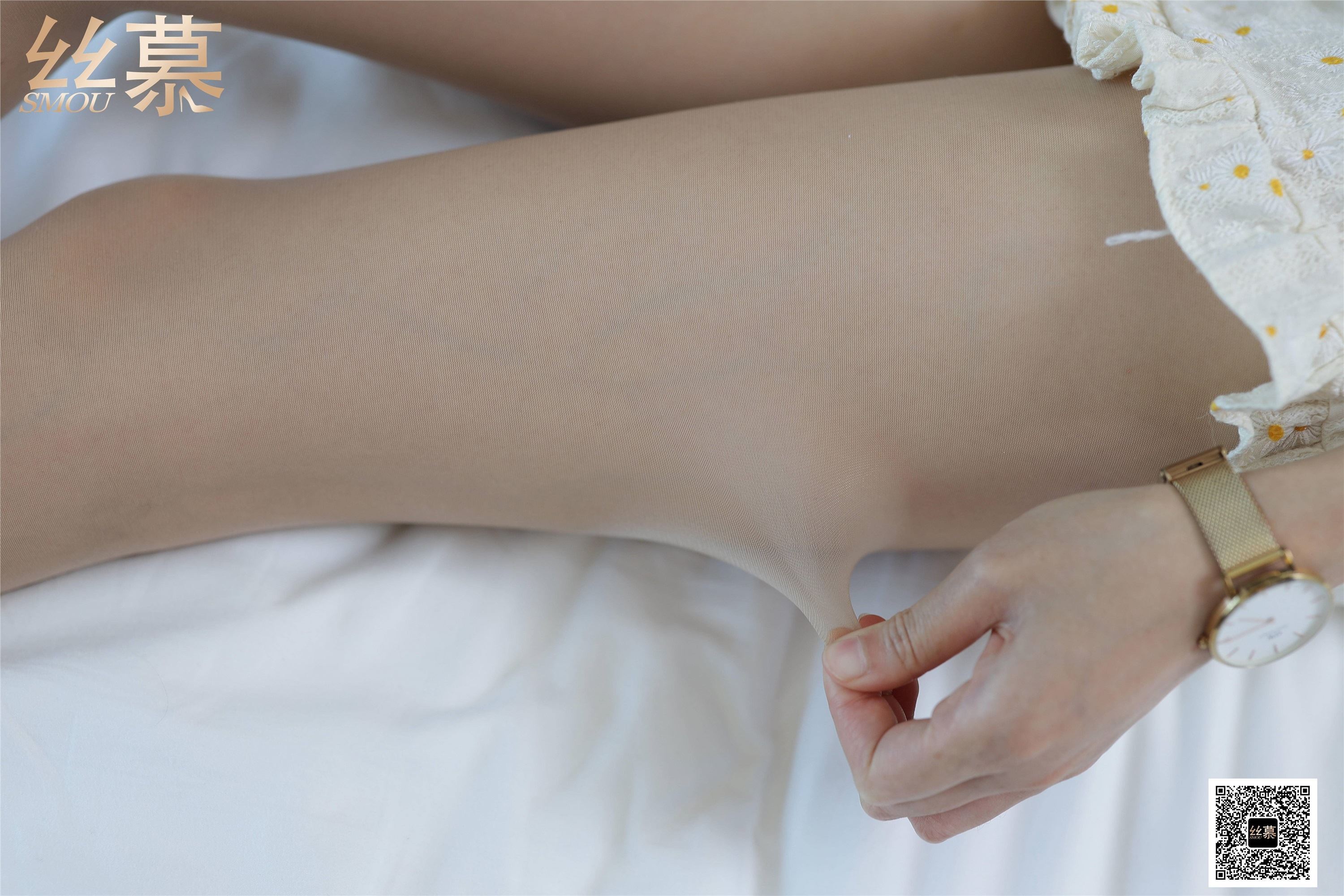 丝慕写真 SM412 天天一元 模特：艳艳《一字肩连衣裙》